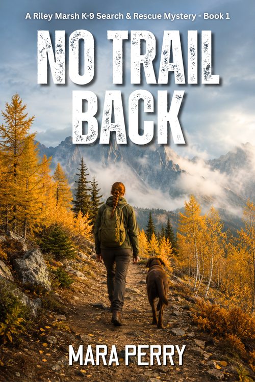 No Trail Back — Riley Marsh K-9 Search & Rescue Mystery, Book 1, by Mara Perry